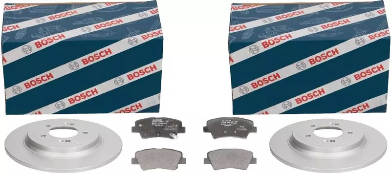 BOSCH TARCZE+KLOCKI TYŁ HYUNDAI TUCSON KIA SPORTAGE EL.RĘCZNY 302MM