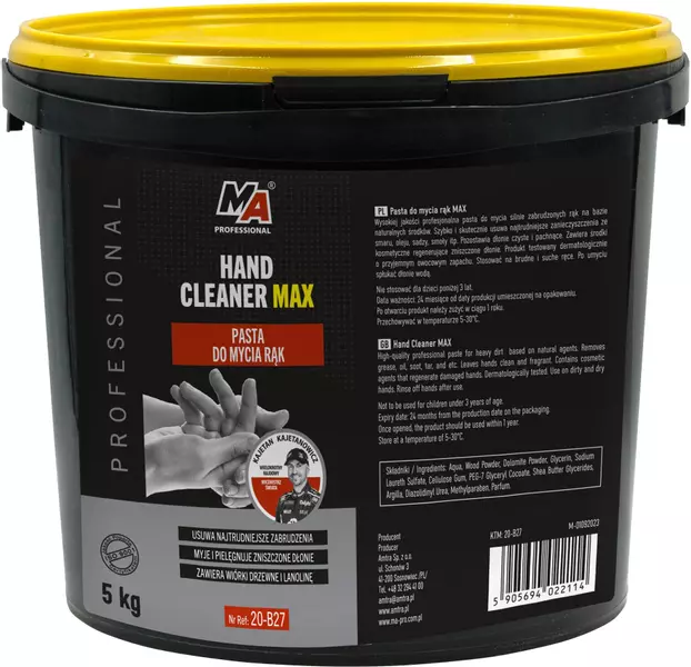 MA PROFESSIONAL HAND CLEANER MAX PASTA DO MYCIA RĄK 5KG