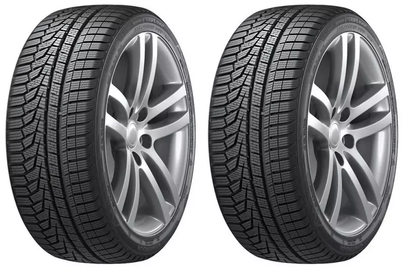 2xHANKOOK WINTER I*CEPT EVO2 W320 215/45R16 90 H PRZYCZEPNOŚĆ NA ŚNIEGU (3PMSF), RANT OCHRONNY, WZMOCNIENIE (XL)