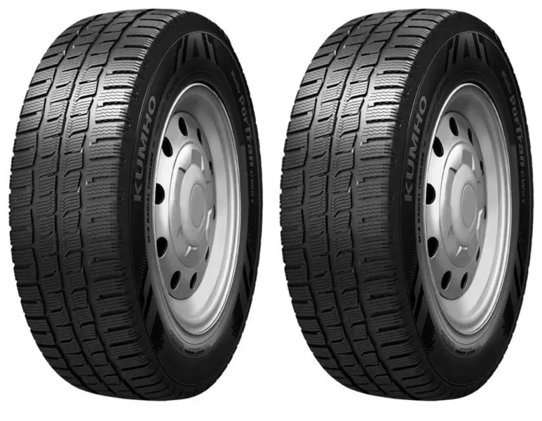 2xKUMHO WINTER PORTRAN CW51 195/70R15 104 R PRZYCZEPNOŚĆ NA ŚNIEGU (3PMSF), WZMOCNIENIE (C)