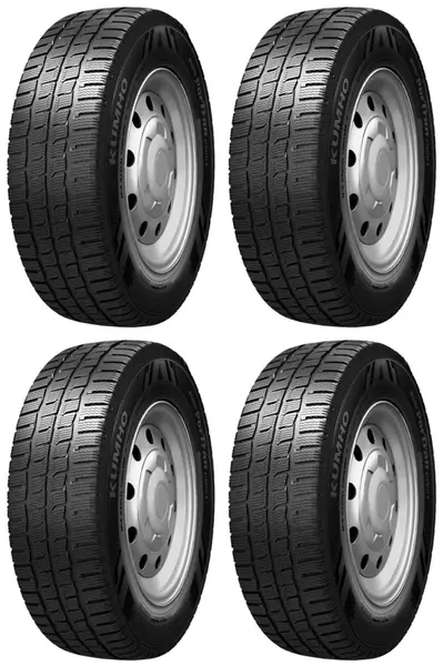 4xKUMHO WINTER PORTRAN CW51 215/75R16 116/114 R PRZYCZEPNOŚĆ NA ŚNIEGU (3PMSF), RANT OCHRONNY, WZMOCNIENIE (C)