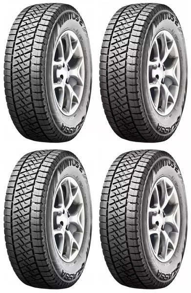 4xLASSA WINTUS 2 195/75R16 107 R PRZYCZEPNOŚĆ NA ŚNIEGU (3PMSF), WZMOCNIENIE (C)