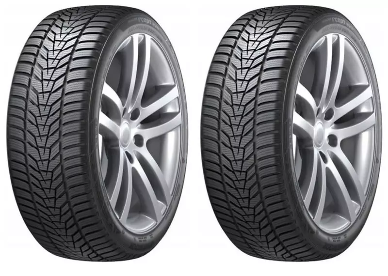 2xHANKOOK WINTER I*CEPT EVO3 W330B 245/50R18 100 H PRZYCZEPNOŚĆ NA ŚNIEGU (3PMSF), RANT OCHRONNY, RUN FLAT * - BMW