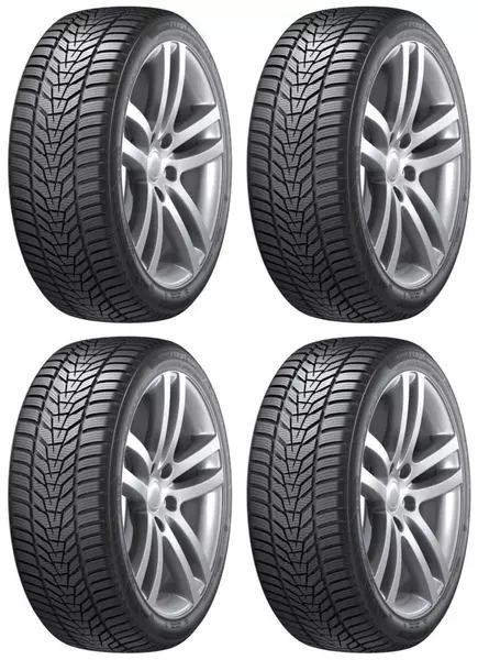 4xHANKOOK WINTER I*CEPT EVO3 W330B 245/50R18 100 H PRZYCZEPNOŚĆ NA ŚNIEGU (3PMSF), RANT OCHRONNY, RUN FLAT * - BMW