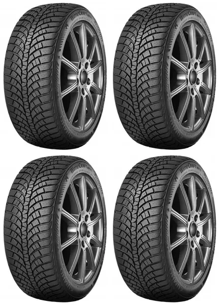 4xKUMHO WINTERCRAFT WP71 235/50R17 100 V PRZYCZEPNOŚĆ NA ŚNIEGU (3PMSF), RANT OCHRONNY