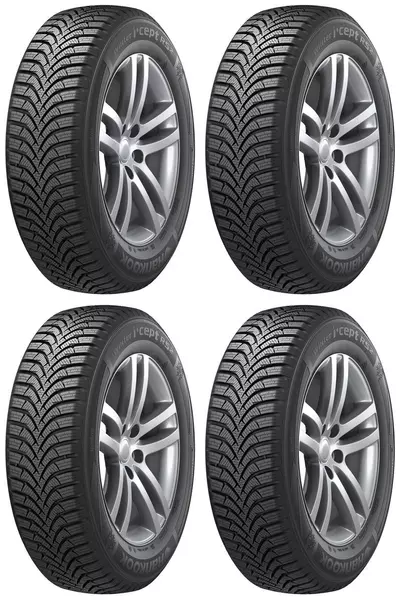 4xHANKOOK WINTER I*CEPT RS2 W452 195/65R15 91 T PRZYCZEPNOŚĆ NA ŚNIEGU (3PMSF)