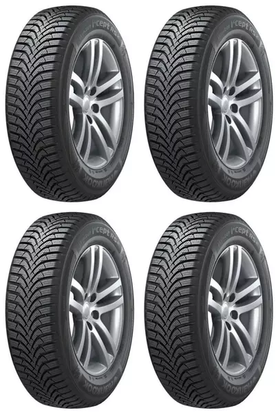 4xHANKOOK WINTER I*CEPT RS2 W452 195/60R16 89 H PRZYCZEPNOŚĆ NA ŚNIEGU (3PMSF)