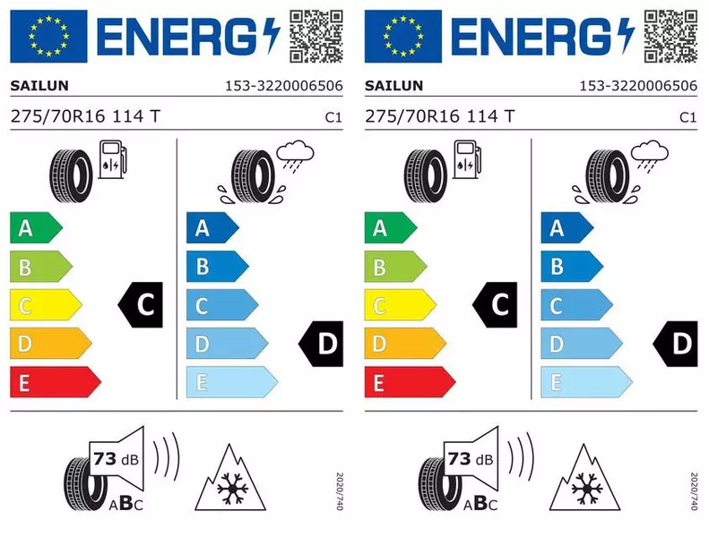 2xSAILUN ICE BLAZER WST3 275/70R16 114 T PRZYCZEPNOŚĆ NA ŚNIEGU (3PMSF)