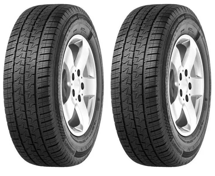 2xCONTINENTAL VANCONTACT 4SEASON 185/75R16 104/102 R PRZYCZEPNOŚĆ NA ŚNIEGU (3PMSF), WZMOCNIENIE (C)