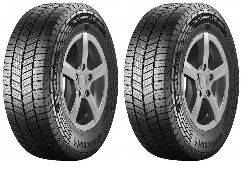 2xCONTINENTAL VANCONTACT A/S ULTRA 225/70R15 112/110 S PRZYCZEPNOŚĆ NA ŚNIEGU (3PMSF)