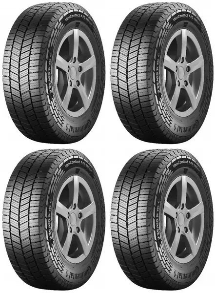 4xCONTINENTAL VANCONTACT A/S ULTRA 225/70R15 112/110 S PRZYCZEPNOŚĆ NA ŚNIEGU (3PMSF)