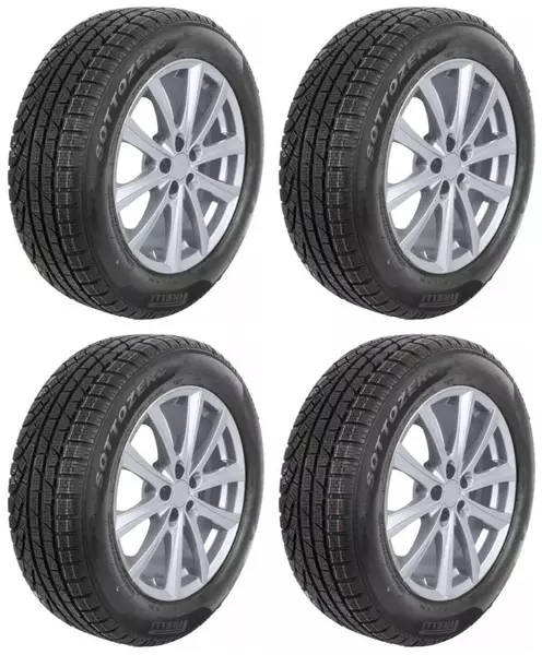 4xPIRELLI WINTER SOTTOZERO SERIE II 295/35R19 100 V PRZYCZEPNOŚĆ NA ŚNIEGU (3PMSF) N0 - PORSCHE