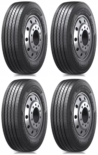 4xHANKOOK SMART FLEX AH35 225/75R17.5 129/127 M OZNACZENIE M+S (MUD AND SNOW), PRZYCZEPNOŚĆ NA ŚNIEGU (3PMSF)