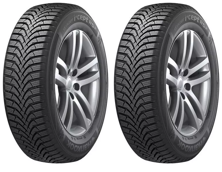 2xHANKOOK WINTER I*CEPT RS2 W452 225/45R17 91 H PRZYCZEPNOŚĆ NA ŚNIEGU (3PMSF), RANT OCHRONNY