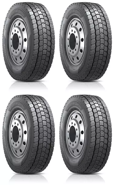 4xHANKOOK SMART FLEX DH51 315/80R22.5 156/150 L