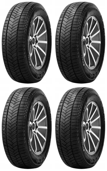 4xROYAL BLACK ROYAL VAN ALLSEASON 185/75R16 104/102 R PRZYCZEPNOŚĆ NA ŚNIEGU (3PMSF), WZMOCNIENIE (C)