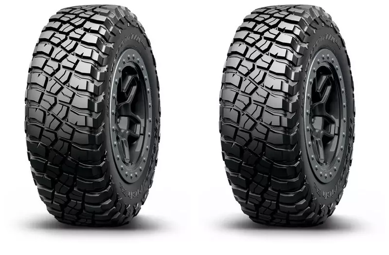 2xBFGOODRICH MUD TERRAIN T/A KM3 265/75R16 119 Q