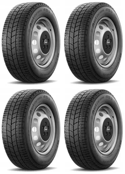 4xBFGOODRICH ACTIVAN 4S 215/70R15 109 S PRZYCZEPNOŚĆ NA ŚNIEGU (3PMSF), WZMOCNIENIE (C)