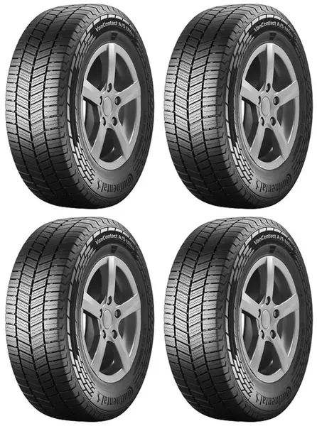 4xCONTINENTAL VANCONTACT A/S ULTRA 235/60R17 117/115 R PRZYCZEPNOŚĆ NA ŚNIEGU (3PMSF), WZMOCNIENIE (C)