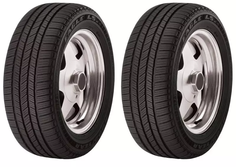 2xGOODYEAR EAGLE LS-2 225/55R17 97 V PRZYCZEPNOŚĆ NA ŚNIEGU (3PMSF), RANT OCHRONNY, RUN FLAT * - BMW