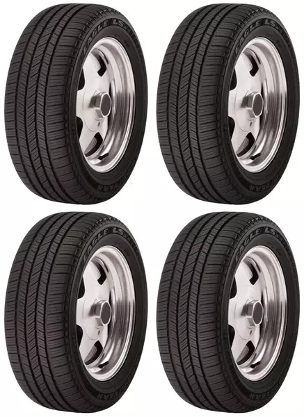 4xGOODYEAR EAGLE LS-2 225/55R17 97 V PRZYCZEPNOŚĆ NA ŚNIEGU (3PMSF), RANT OCHRONNY, RUN FLAT * - BMW