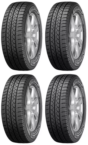 4xGOODYEAR VECTOR 4SEASONS CARGO 195/80R14 106/104 S PRZYCZEPNOŚĆ NA ŚNIEGU (3PMSF)