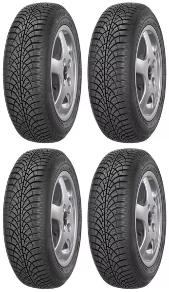 4xGOODYEAR ULTRAGRIP 9+ 185/55R15 82 T PRZYCZEPNOŚĆ NA ŚNIEGU (3PMSF)