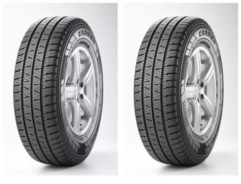 2xPIRELLI CARRIER WINTER 195/65R16 104 T PRZYCZEPNOŚĆ NA ŚNIEGU (3PMSF), WZMOCNIENIE (C)