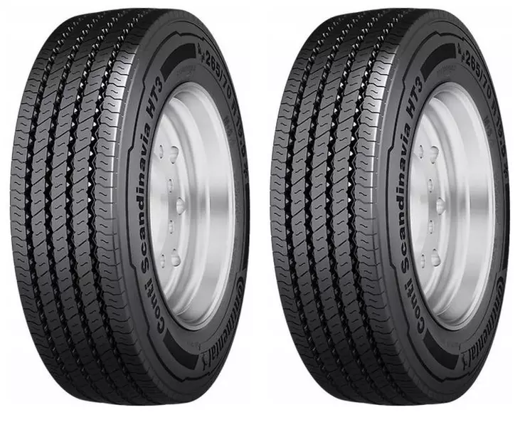 2xCONTINENTAL CONTI SCANDINAVIA HT3 285/70R19.5 150/148 K PRZYCZEPNOŚĆ NA ŚNIEGU (3PMSF)