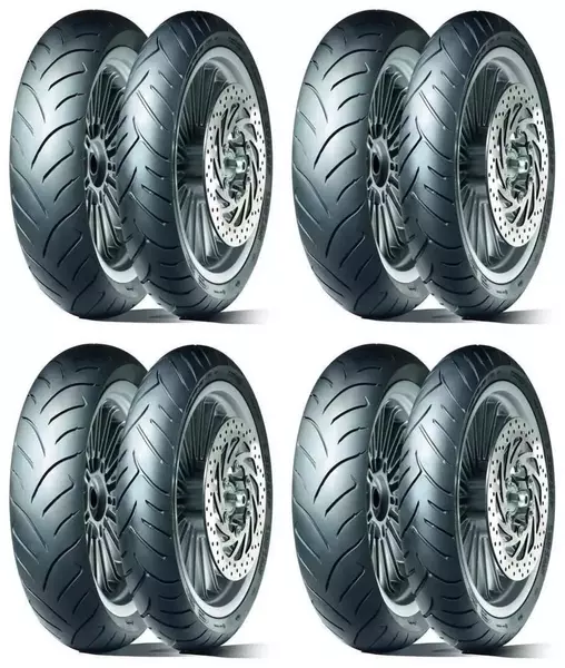 4xDUNLOP SCOOTSMART 150/70-13 64 S