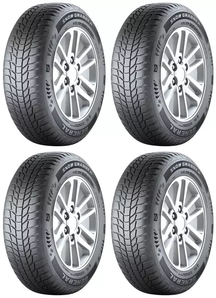 4xGENERAL TIRE SNOW GRABBER PLUS 235/60R18 107 V PRZYCZEPNOŚĆ NA ŚNIEGU (3PMSF)