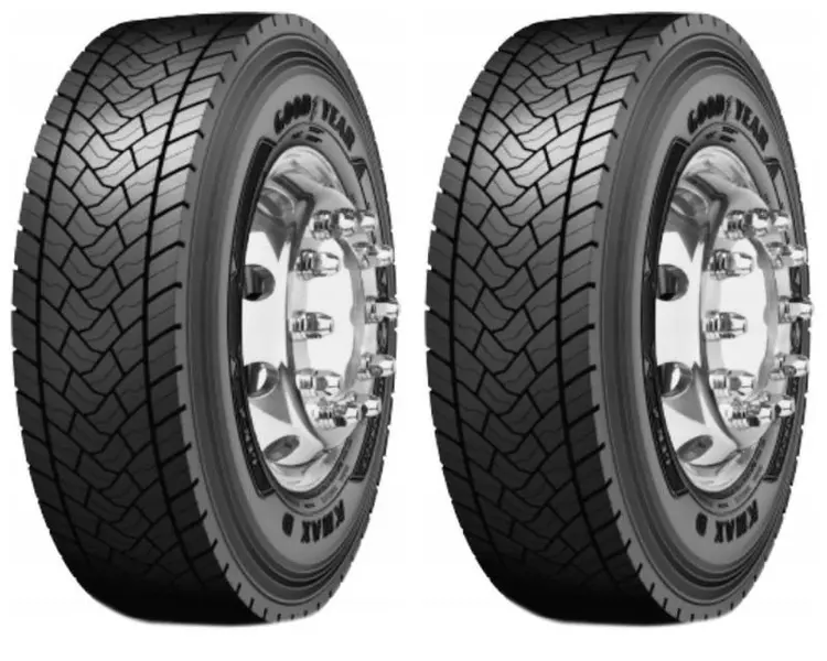 2xGOODYEAR KMAX D GEN-2 315/60R22.5 152/148 L PRZYCZEPNOŚĆ NA ŚNIEGU (3PMSF)