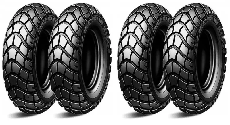 2xMICHELIN REGGAE 130/90-10 61 J