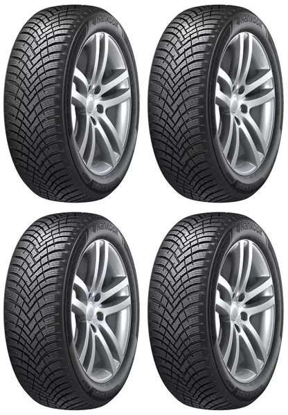 4xHANKOOK WINTER I*CEPT RS3 W462 225/45R17 91 H PRZYCZEPNOŚĆ NA ŚNIEGU (3PMSF), RANT OCHRONNY