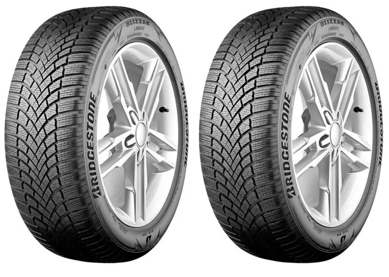 2xBRIDGESTONE BLIZZAK LM005 225/45R17 91 H PRZYCZEPNOŚĆ NA ŚNIEGU (3PMSF), RANT OCHRONNY