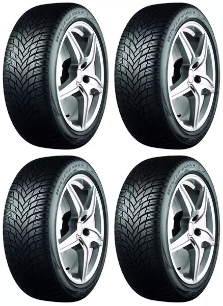 4xFIRESTONE WINTERHAWK 4 195/65R15 95 T PRZYCZEPNOŚĆ NA ŚNIEGU (3PMSF), WZMOCNIENIE (XL)