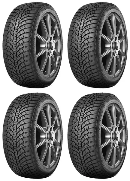 4xKUMHO WINTERCRAFT WP71 215/45R17 91 V PRZYCZEPNOŚĆ NA ŚNIEGU (3PMSF), RANT OCHRONNY