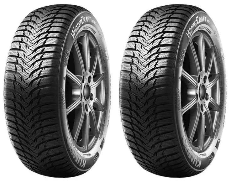 2xKUMHO WINTERCRAFT WP51 205/50R16 87 H PRZYCZEPNOŚĆ NA ŚNIEGU (3PMSF), RANT OCHRONNY