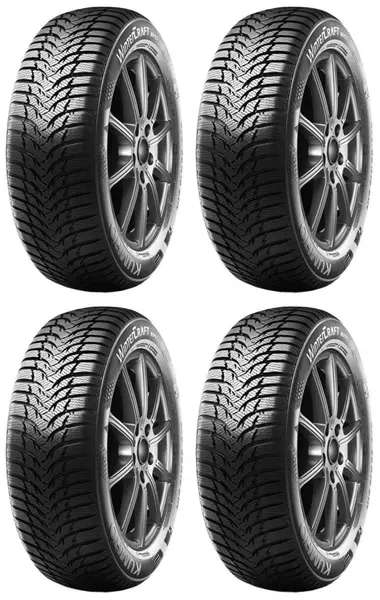 4xKUMHO WINTERCRAFT WP51 205/50R16 87 H PRZYCZEPNOŚĆ NA ŚNIEGU (3PMSF), RANT OCHRONNY