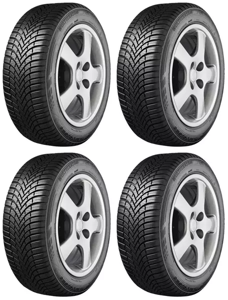 4xFIRESTONE MULTISEASON 2 195/65R15 95 V PRZYCZEPNOŚĆ NA ŚNIEGU (3PMSF), WZMOCNIENIE (XL)