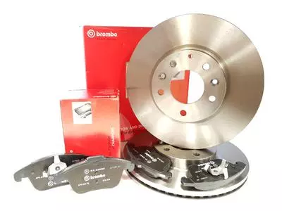 BREMBO TARCZE+KLOCKI PRZÓD MERCEDES C W204 295MM