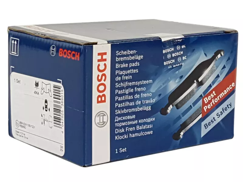 BOSCH KLOCKI HAMULCOWE PRZÓD 0 986 494 660