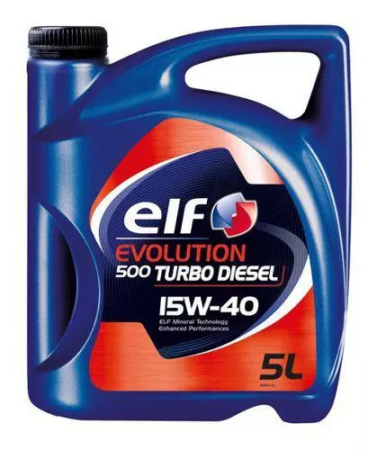 ELF EVOLUTION 500 TURBO DIESEL 15W40 A3/B3 5L